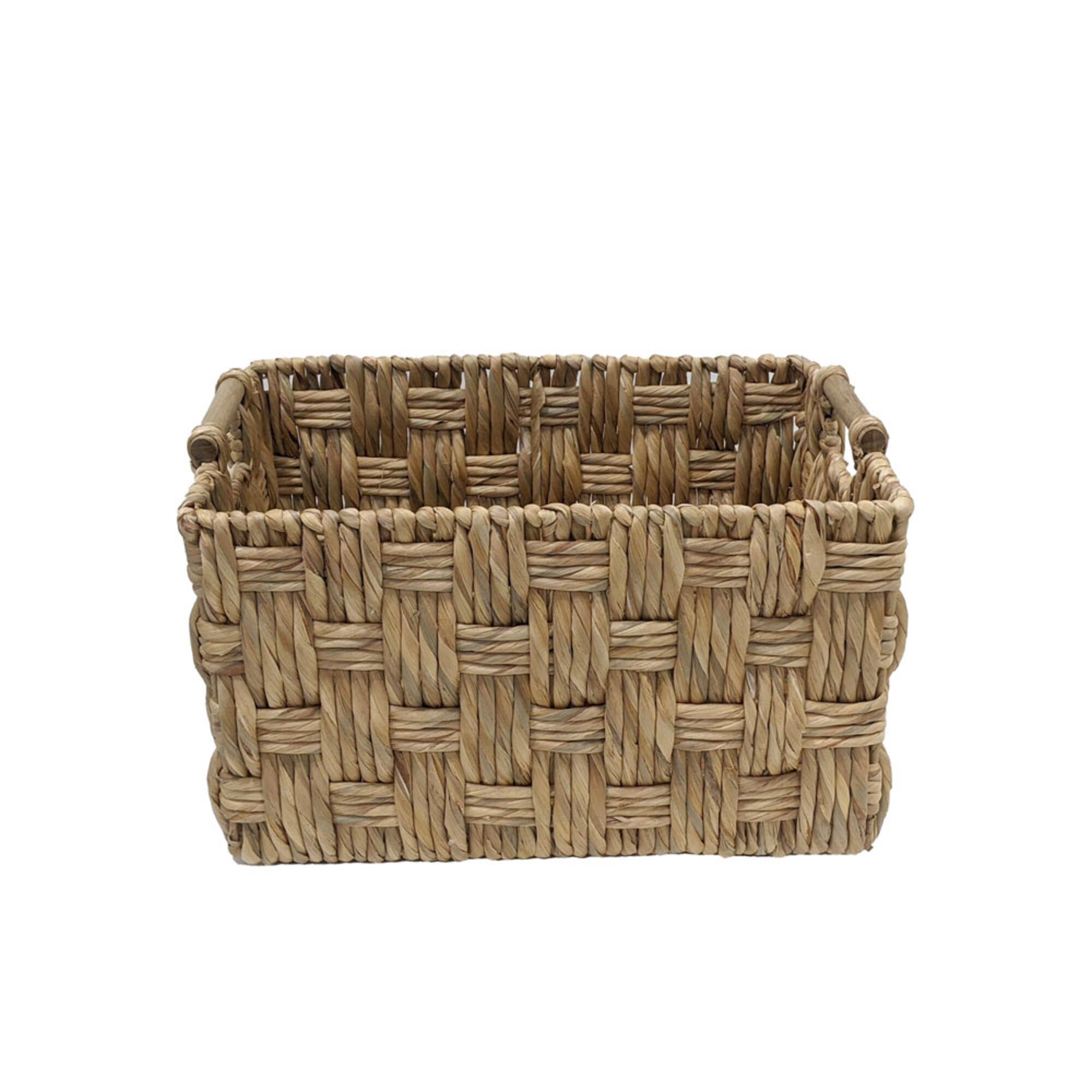Chunky Woven Water Hyacinth Basket by Ashland